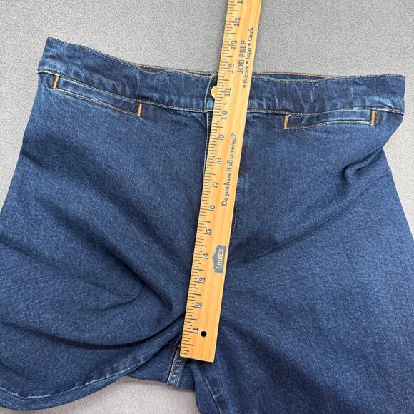 Madewell Emmett Wide Leg Jeans Womens 29 Dark Blue Denim Casual High Rise - Picture 10 of 12